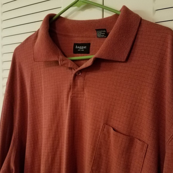 Haggar Other - Men's Haggar Long Sleeve Polo